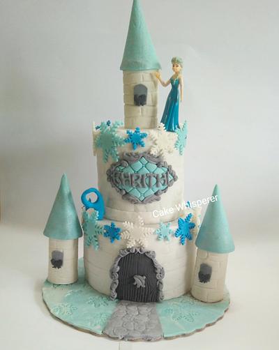 Frozen Elsa Castle Cake - Cake by Neha Jaiswal 