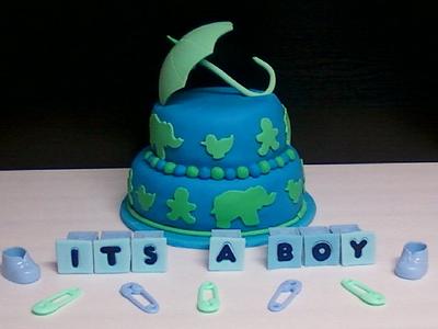 It's Raining Babies - Cake by Cake Creations by Trish