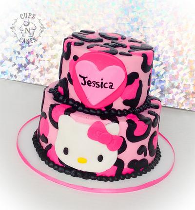 Hello Kitty   - Cake by Cups-N-Cakes 