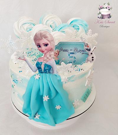 Elsa cake - Cake by Kristina Mineva