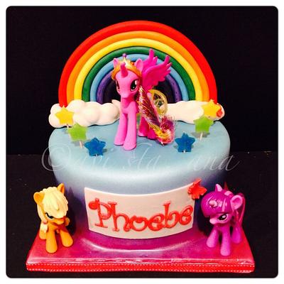 My little pony - Cake by ALotofSugar