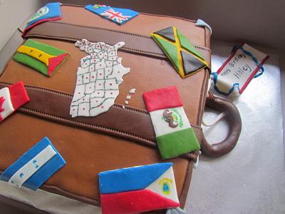 Traveling Suitcase - Cake by NickySignatureCakes