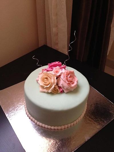 my roses! - Cake by rabia21