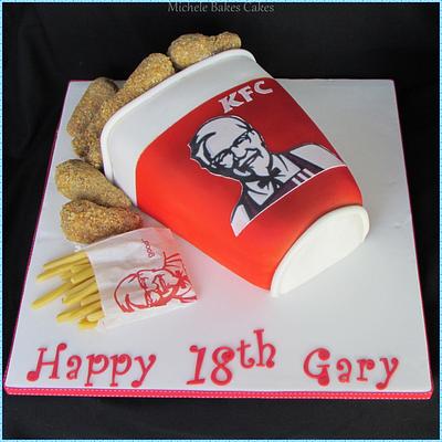 KFC Cake - Cake by MicheleBakesCakes