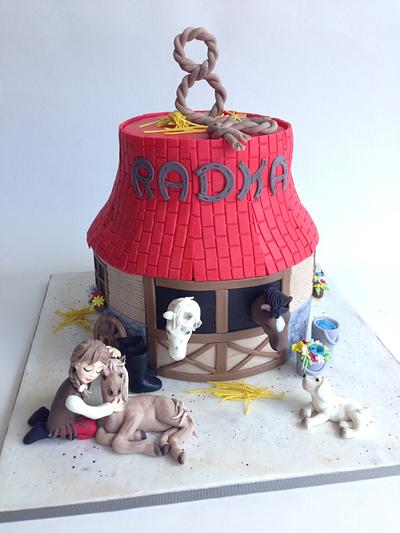 Horse barn - Cake by tomima