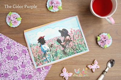 The Color Purple by Mónica González - Cakeflix Collaboration - Cake by Happy Bird-Day BCN