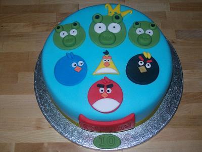 Angry Birds Birthday Cake - Cake by Mandy Morris