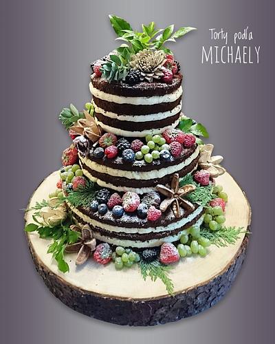 The naked cake - Cake by Michaela Hybska