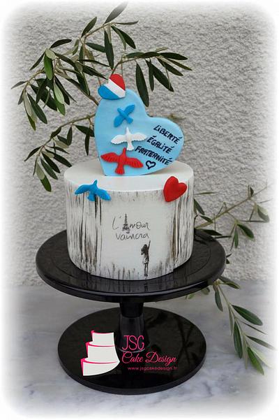 My contribution to Cakes Against Violence Collaboration - Love will always win - Cake by JSG Cake Design