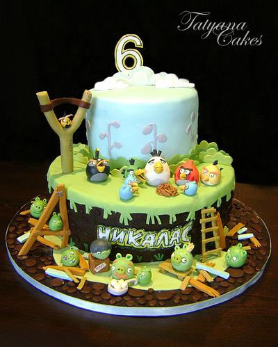 Angry Birds cake - Cake by Tatyana Cakes