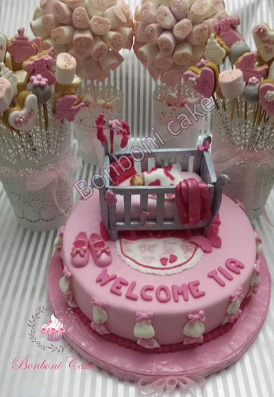 Baby shower  - Cake by mona ghobara/Bonboni Cake
