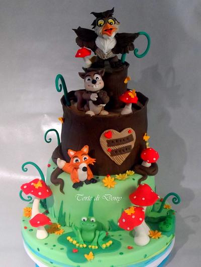 Gli abitanti del bosco  - Cake by Donatella Bussacchetti