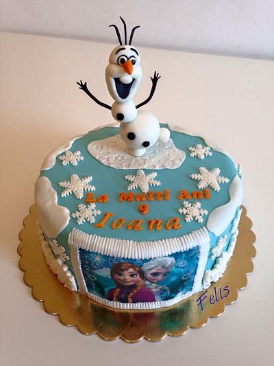 Frozen-Olaf - Cake by Felis Toporascu