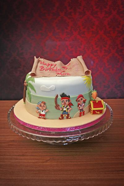Jake and the Neverland Pirates themed cake - Cake by ClareHarrison