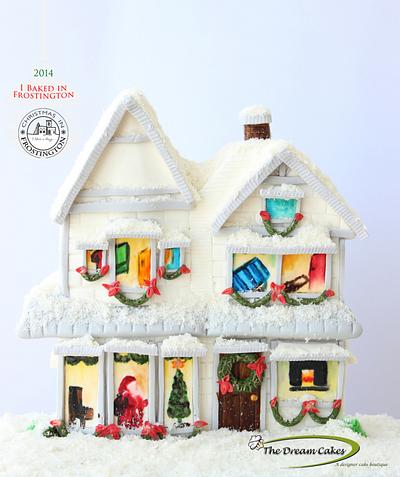 2 Storey Dwelling - Christmas in Frostington - Cake by Ashwini Sarabhai