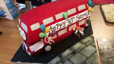 30th Double Decker - Cake by Kate