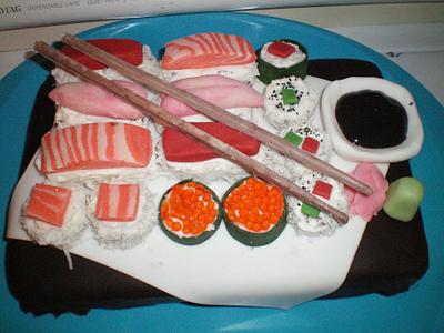 Sushi - Cake by Drewbie