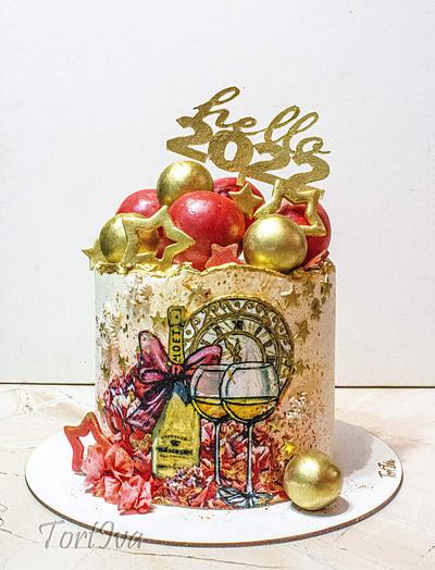  New Year's Eve cake!  - Cake by TortIva