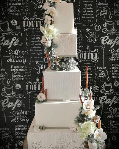 Wedding winter cake - Cake by Marilyn' s Cakes 