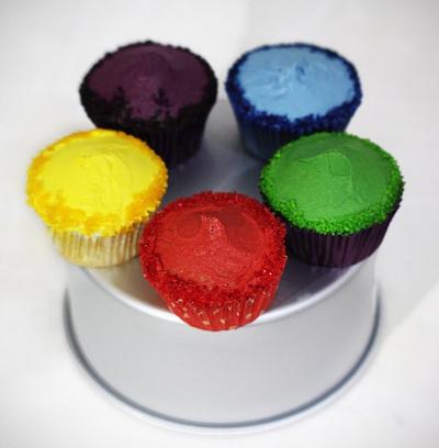 Colorful cuppies - Cake by Indulge" the cake boutique
