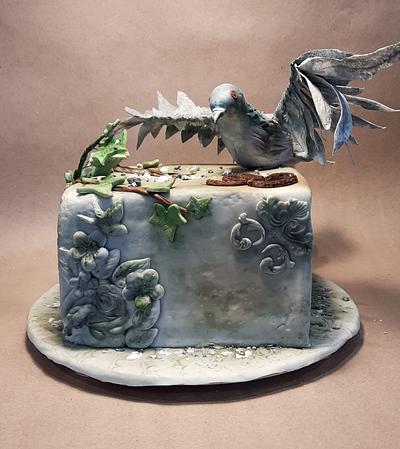 Pigeon vintage cake - Cake by Cukniságok