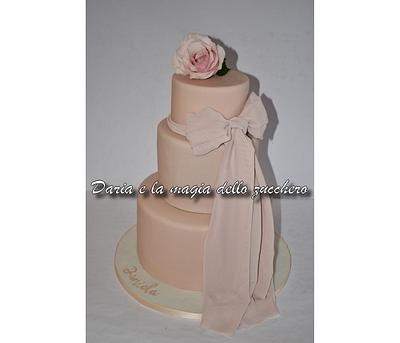 Pink powder cake - Cake by Daria Albanese