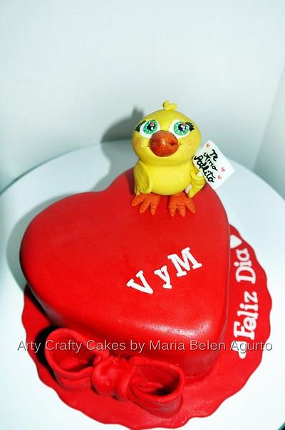 Valentine's Chick - Cake by Maria