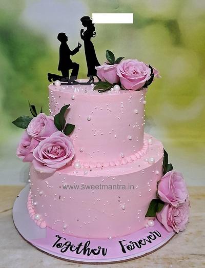 Together Forever cake - Cake by Sweet Mantra Homemade Customized Cakes Pune