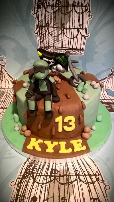Muddy Motorcross - Cake by Cakes galore at 24
