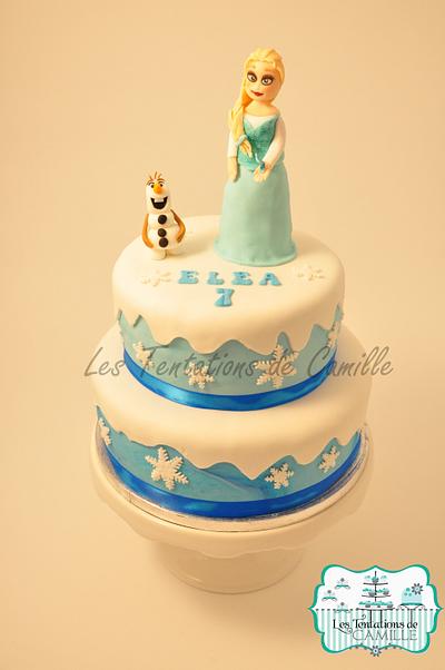 Frozen - Cake by Les Tentations de Camille
