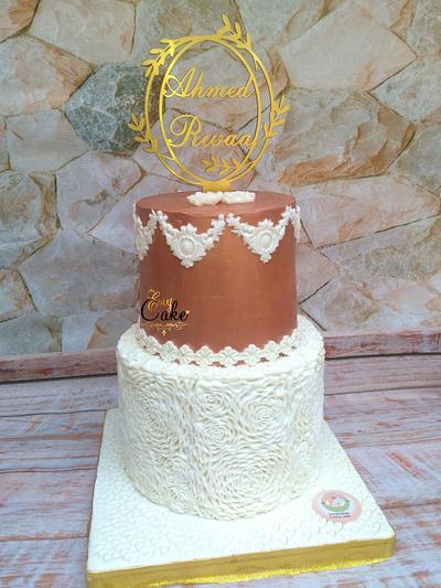 Engagement cake - Cake by emycakesdamnhor