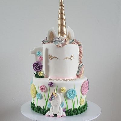 Unicorn flowerly - Cake by Cake Rotterdam 