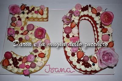 Cream tarte 50th - Cake by Daria Albanese