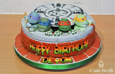 Teenage Mutant Ninja Turtle cake - Cake by Acakeonlife