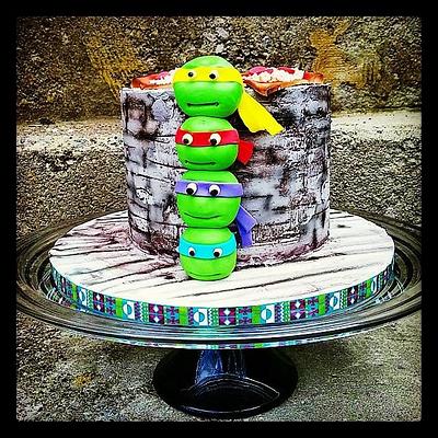 TMNT - Cake by Danijela Lilchickcupcakes