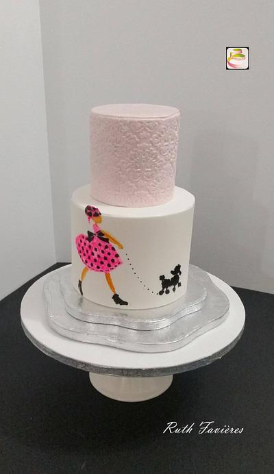 Pin up and Poodle - Cake by Ruth - Gatoandcake