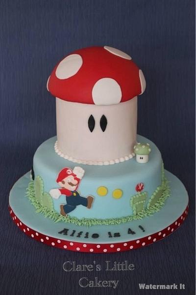 Super mario cake  - Cake by Clareslittlecakery