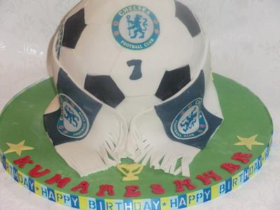 Chelsea football cake - Cake by Isabelle