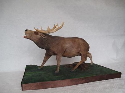 Red Deer for Animal Rights Collaboration - Cake by Eddy Mannak