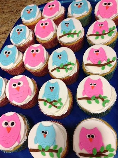 Owl Cupcake - Cake by littlekitchen