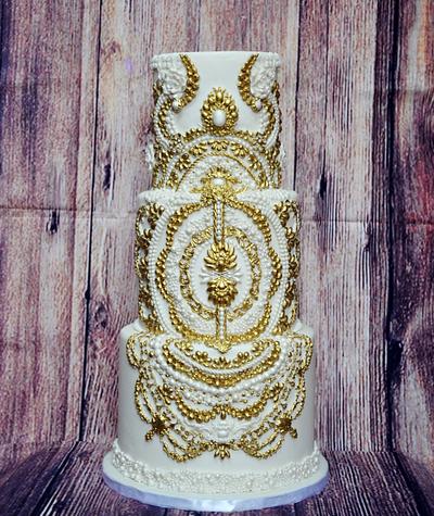 3 tier Royal Wedding  Cake - Cake by Lea's Sugar Flowers
