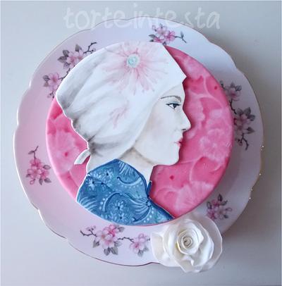 Woman with headscarf - Cake by Torteintesta di Silvia Riboldi
