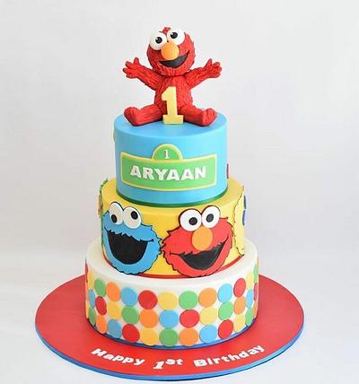 Sesame Street theme cake - Cake by Cakes for mates