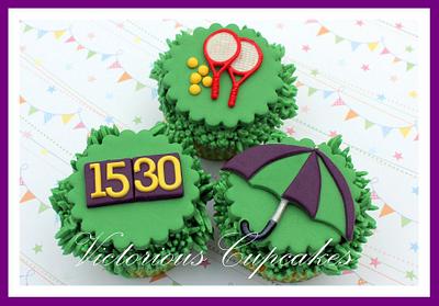Wimbledon Cupcakes - Cake by Victorious Cupcakes