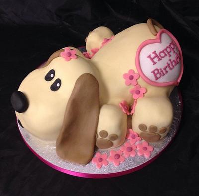 Puppy Dog Cake - Cake by Caron Eveleigh