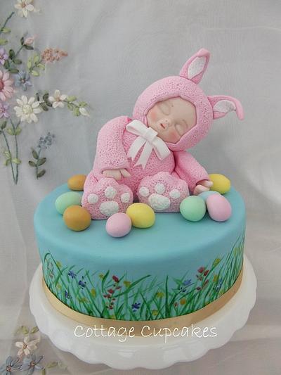 Easter Bunny Baby - Cake by Môn Cottage Cupcakes