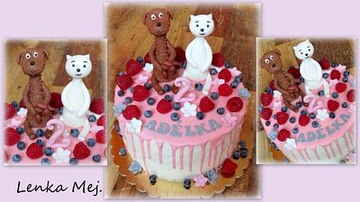 About a dog and a kitten - Cake by Lenka