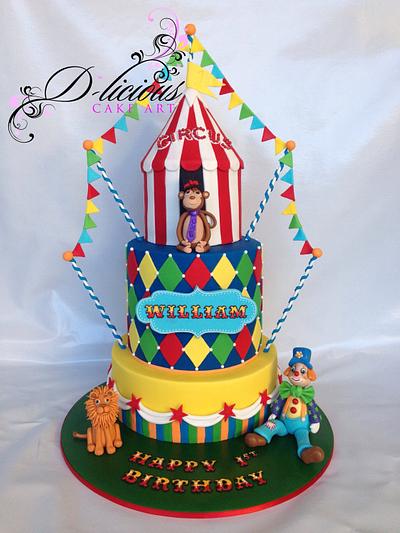 Circus Cake - Cake by D-licious Cake Art