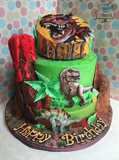 T Rex Dinosaur Cake - Cake by Cakes from D'Heart