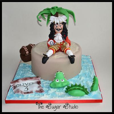 Captain Hook (from the original 'Hook' movie) cake - Cake by MamaG